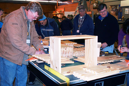 Assembling a hive body