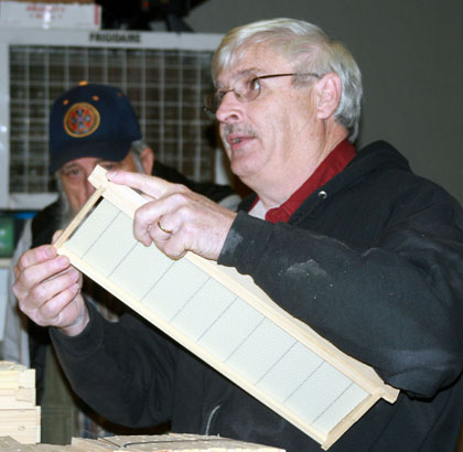 Checking a finished frame