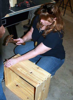 Finishing up hive body