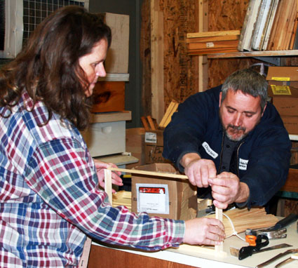 Checking frame assembly