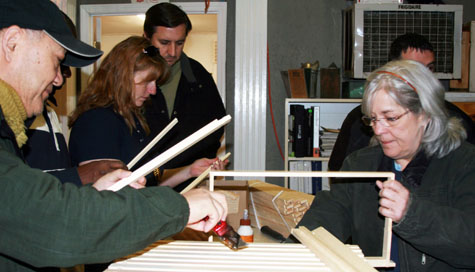Frame assembly line